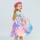 thumbnail image 5 of Gibobby Chamarra de invierno para niños y niñasTraje de capa de princesa ostentosa para niñas pequeñas y niños pequeños, chal, traje de Cosplay(Rosa, 2-4 Años), 5 of 5