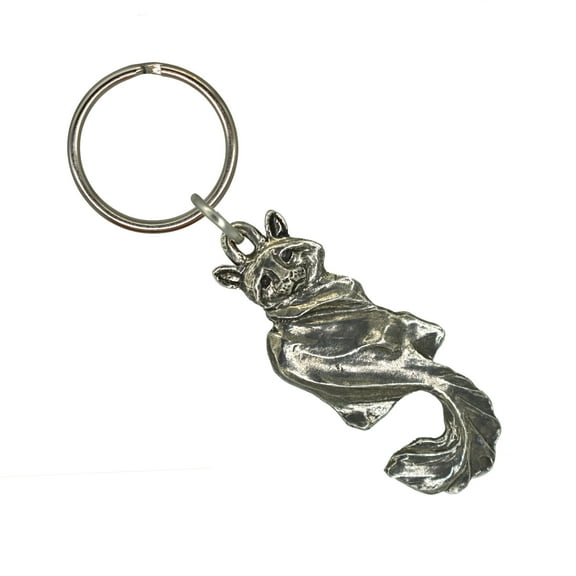 Cat Keychain, Cats, Kitten, Kitty, Pets, Animals, Key Fob, Key Ring, Keys, Zipper Pull, Luggage Tag, Pewter, Backpack, Over 300 Keychains Designs, Handmade in the USA, C012KC