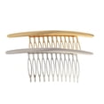 thumbnail image 5 of French Hair Pin 4 pcs Teeths Hair Hair Clip Combs Metal Wire Hair Combs Wire Bridal Wedding Veil Combs Clip Combs Metal Hair Styling Accessories, 5 of 5