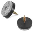 thumbnail image 5 of Navaris Felt Pads for Furniture (50 Pieces) - Round Screw-In Sliders for Chair Legs, Feet - Floor Gliders to Protect Hardwood -  1",  Black, 5 of 7