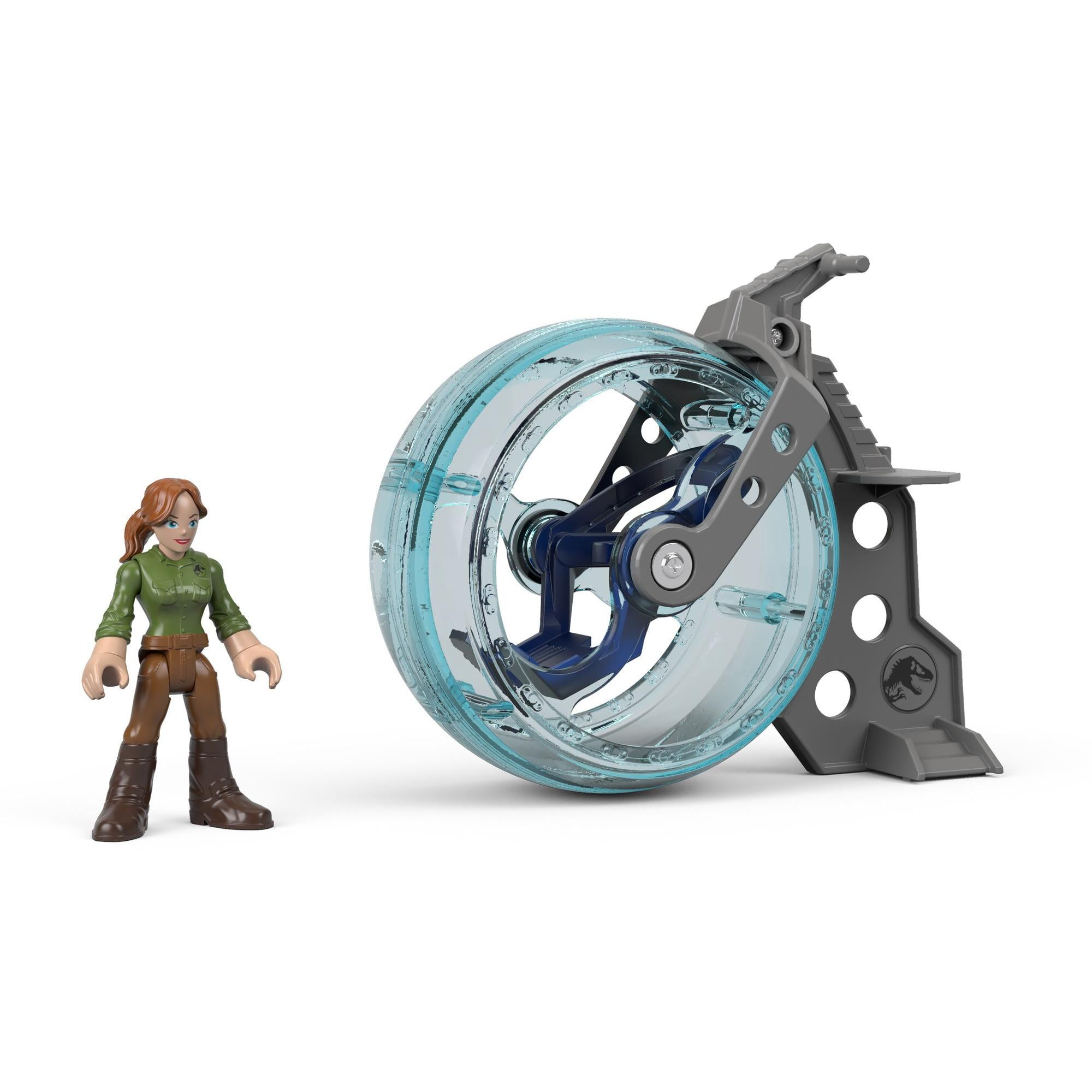 Imaginext Jurassic World Claire & Gyrosphere Action Figure Playset for sale online 