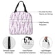 thumbnail image 4 of Fotbe Lavender Flowers Bolsa Térmica con Estampado y Forro de Aluminio Grueso Bolsa de Almuerzo con Bolsillo Frontal para Hombres y Mujeres, Ideal para Trabajo, Escuela, 4 of 8