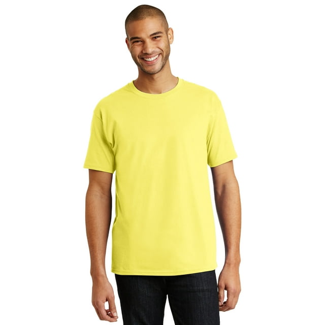 Hanes T-Shirt Sans Étiquette 100 pour Cent Coton pour Hommes. 5250