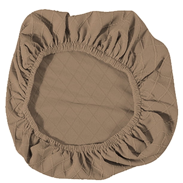Ribombic enrejado Silla individual Cubiertas Anti-polvo desmontable Lavable Multicolor Universal Estilo Simple Decoración de Hogar Sillas Funda Brown 2 piezas Yuarrent HA011223-11