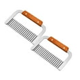 thumbnail image 1 of Oleegame 2PC Potato Fry Cutter Chip Crinkle Fries Hand Wavy Fry Chipper Potato Tool Tool Vegetable Kitchen，Dining Bar Silver, 1 of 7