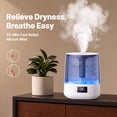 thumbnail image 6 of Humidifiers for Bedroom, 6L Top Fill 40H & 24dB Quiet Runtime for Large Room, Cool Mist Ultrasonic Smart Humidifier with Humidity Sensor, Night Light for Home, Baby, Nursery, Plants, 6 of 7