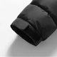 thumbnail image 2 of Ceisia Men's Thickened Solid Color Detachable Cap Gift Zipper Cardigan Hooded Zipper Pocket Winter Warm Jacket Coat Long Sleeve Parkas Features:, 2 of 8