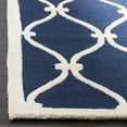 thumbnail image 3 of SAFAVIEH Cambridge Raleigh Geometric Wool Area Rug, Navy/Ivory, 9' x 12', 3 of 8