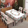 thumbnail image 4 of Christmas Chair Covers Set of 4 Merry Christmas Dining Removable Xmas Holiday Chair Slipcovers for Dining Room, Christmas Party Decoration, 4 of 6