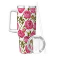 thumbnail image 2 of KLL Rose Flowers Print 40oz Stainless Steel Insulated Car Cup Coffee Mug with Spillproof Lid - Keep Your Drink Hot or Cold on the Go, 2 of 8