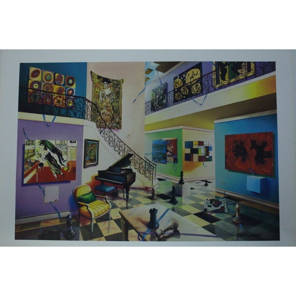 Orlando Quevedo Giclée - Another Day Painting -  Size: 21"L x 13.5"W