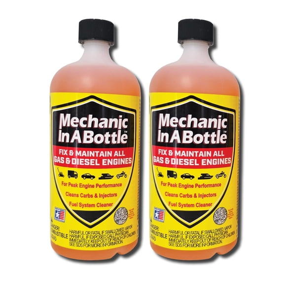 Limpiador del sistema de combustible B3C Mechanic In A Bottle 710 ml, paquete de 2