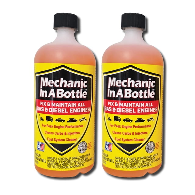 Limpiador del sistema de combustible B3C Mechanic In A Bottle 710 ml, paquete de 2