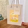thumbnail image 2 of Ouuluon Night Light Flower Sea Handmade Diy Night Light Kit, Cake Box Romantic Ambient Lamp for Bedroom Birthday Gift for Women Girls, 2 of 7