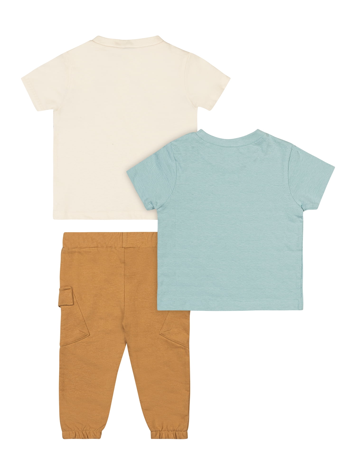 Little Lad Infant Boys' Tee and Jogger Pant, 3-Piece Set, Sizes 12M-24M