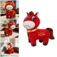 thumbnail image 2 of Misright Crying Horse Horse Plush Toy For Luck Prosperity Home Decoration Soft Cotton Filled, 2 of 10