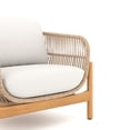 thumbnail image 3 of New Classic Furniture Solstice Wood Patio Club Chair in Linen Beige, 3 of 6