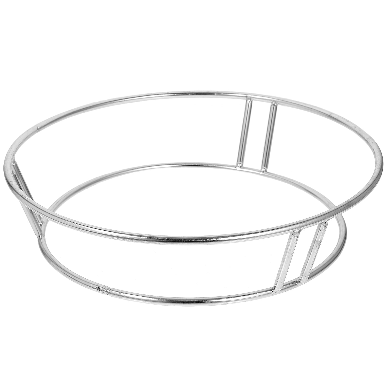 HOMEMAXS 2pcs Stainless Steel Wok Holder Wok Rack Camping Stove Wok Stand Pot Support Stand