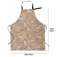 thumbnail image 5 of Lsque Cactus Alpaca Waterproof Apron Chef Aprons for Men Heavy Duty Chemical Work Apron Extra Long Grilling Aprons with Adjustable Bib Apron, 5 of 9