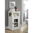 thumbnail image 2 of Linon Scarsdale Demi Wood Cabinet in White, 2 of 12