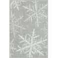 thumbnail image 3 of Snowflake Entryway Rug- 2x3 Small Rug Ultra-Thin Soft Kitchen Rugs Non Slip Indoor Door Mat, Rubber Backing Throw Carpet Washable Rugs for Entryway Bathroom Bedroom(2x3ft,Grey), 3 of 6