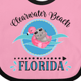 thumbnail image 4 of Inktastic Clearwater Beach Florida Trip Girls Baby Bib, 4 of 4