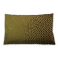 thumbnail image 1 of Ahgly Company Patterned Outdoor Rectangular Dark Bronze Brown Lumbar Throw Pillow, 13 inch by 19 inch, 1 of 5