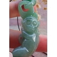 thumbnail image 3 of Certified Green Burma 100% Natural A Jade jadeite Pendant Monkey Peach Coin W Ring 658878 TN, 3 of 15