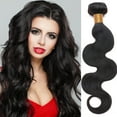 thumbnail image 1 of SEGO Brazilian Deep Wave Curly Human Hair 4 Bundles Straight Loose Wave 100% Unprocessed Virgin Hair Kinky Curly Hair Extensions Natural Black, 1 of 8