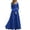 Blue, variant on Women's Dress, V-Neck Long Sleeve Retro Renaissance Gown for & Themed Celebrations, 1PC, S-XXXXL