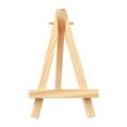 thumbnail image 4 of ruzhgo 10Pieces Wood Desk Tabletop Easel Rack Shelf Adjustable Foldable Wood Drawing Card Paper Picture Stand Holder 8x15CM, 4 of 9