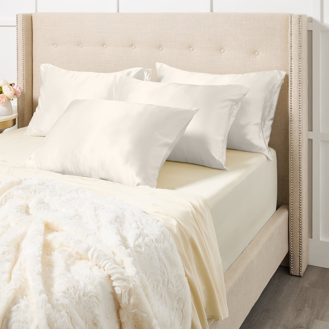 Cosy House Collection 100% Silk Pillowcase - Pure Mulberry Silk - Cooling, Breathable