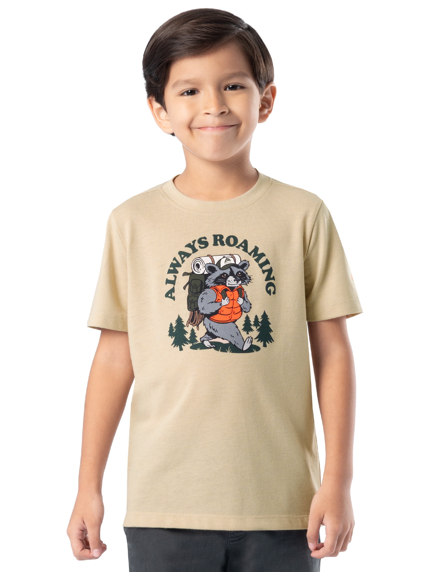 Ozark Trail Boys Graphic Tee with Short Sleeves, Sizes XS-XXL