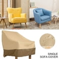 thumbnail image 4 of Funda para silla de jardín al aire libre, funda para silla de tela Oxford impermeable 210d, funda para silla de jardín para muebles, funda para muebles de jardín (80x85 x 91,5 cm), 4 of 5