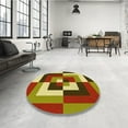 thumbnail image 4 of Ahgly Company Machine Washable Indoor Rectangle Transitional Metallic Gold Area Rugs, 7' x 9', 4 of 7
