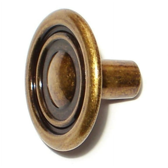 1-1/4" Antique English Brass Door Knobs PKAEB-023 (3 pcs.)
