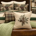 thumbnail image 6 of Donna Sharp Pine Star 2PC Pieced & Embroidered Cotton Decorative Pillow Set, 6 of 6
