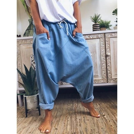 Women Casual Low Waist Baggy Hip Hop Style Low Crotch Jeans Walmart Canada