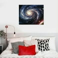 thumbnail image 4 of Nawypu Space Wall Art Nebula Pictures - Galaxy Prints Canvas Decor Framed Outer Universe Posters Silver Nebula Artwork Stars Paintings For Boys Girls Living Room Bedroom Bathroom Decor, 4 of 4