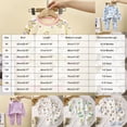 thumbnail image 3 of TOWED22 Toddler Kids Pajamas 2pcs Long Sleeves Pjs Sets Print PJs for Boys Girls Fall Winter Sleepwear 6-12 Months 12-24 Months 2t 3t 4t 5t 6t 7t 8t 9t Children,White,3-4 Y, 3 of 5