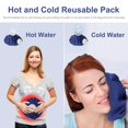 thumbnail image 3 of Ice Pack for Injuries, Hot & Cold Therapy, Teeth Pain Cold Pack, Headaches Cold Ice Bag, Menstrual Pain Hot Water Bag, Backs Fast Release Reusable Ice, 3 of 5
