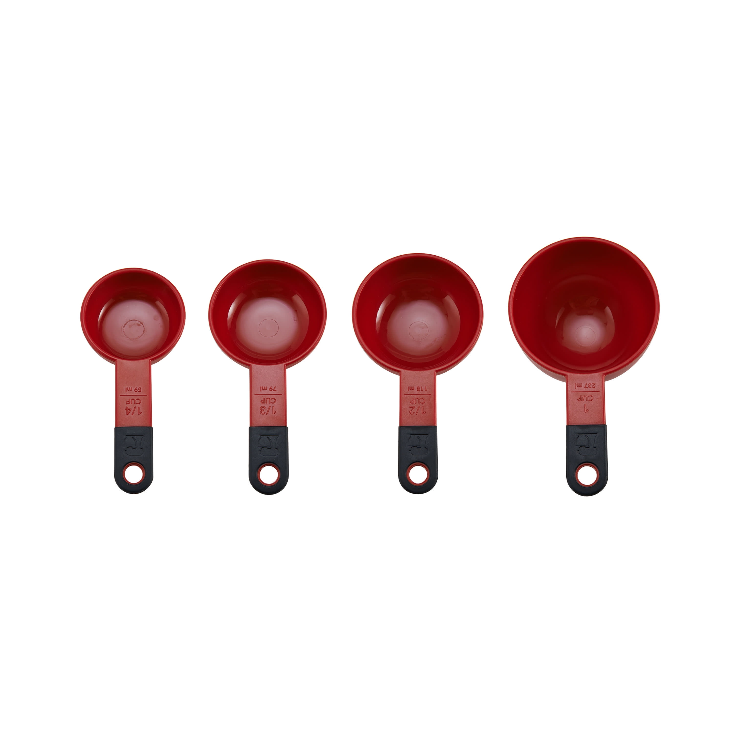 KitchenAid Plastic Measuring Spoons Set of 5 Red KC057OHERA for sale online