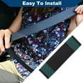 thumbnail image 7 of Unique Bargains Car Seat Belt Covers Plaid Pattern Shoulder Pad Seat Belt Pad Cover 6.5x23cm Dark Green, 7 of 7