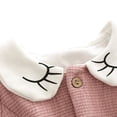 thumbnail image 3 of Esho Toddler Baby Girls Cute Cotton Button Down Coat Infant Thick Warm Cardigan Outwear, 3 of 6