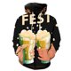 thumbnail image 1 of Sudadera con capucha y cremallera para hombre, diseño de festival de cerveza de dibujos animados, moda para adolescentes, divertidas sudaderas, tops de manga larga con capucha, chaquetas unisex de gra, 1 of 6