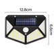 thumbnail image 2 of Luces solares FloreceBien para exteriores, sensor de movimiento, luz de pared para exteriores con energía solar, luces de seguridad solares a prueba de agua con modo de iluminación, ángulo amplio, 2 of 6