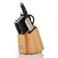 thumbnail image 6 of Farberware Edgekeeper Triple Riveted Slim Knife Block Set with Built in Sharpener 14-piece in Black, 6 of 13