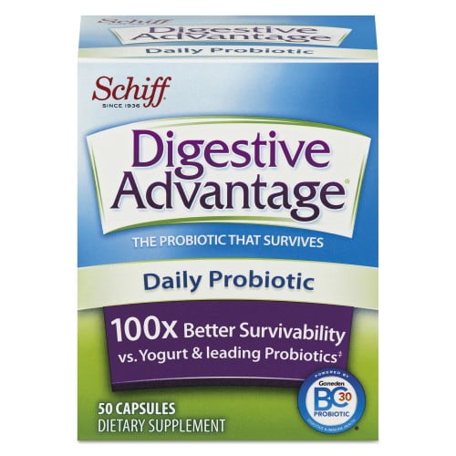 New Digestive Advantage Daily Probiotic Capsule, 50 Count,Each