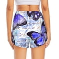 thumbnail image 4 of Fotbe Butterflies Womens High Waist Running Shorts Athletic Workout Quick Dry Shorts for Women with Pockets Gym Yoga Summer Shorts-Large, 4 of 9