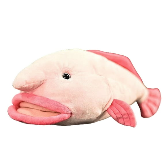 Realistic Blobfish Stuffed Animal,Soft Fish Plush Toy, Lifelike Animal Toy for Boy,Girl Toys,Gifts for Kids,Home Decor,Hugging Toy-Pink 13"